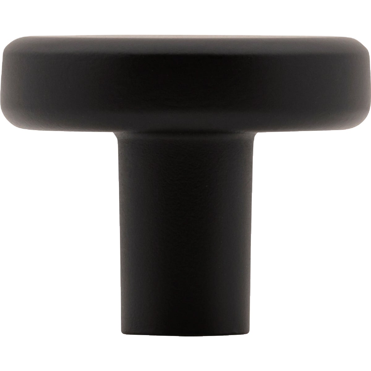 Elements Gibson 1-1/4 In. Dia. Matte Black Cabinet Knob Image 3