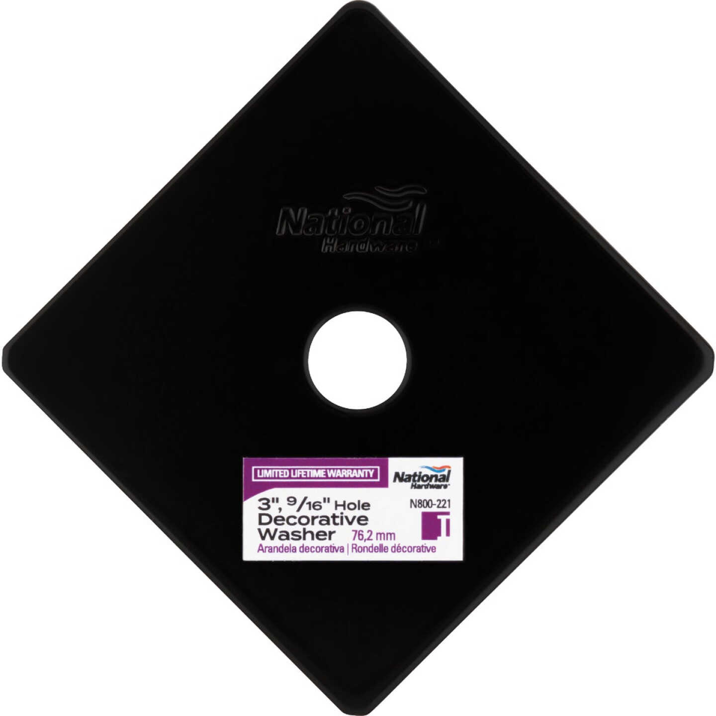 National Hardware Indio Collection 3 In. Storm Shine Decorative Washer Image 2