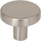 Elements Gibson 1-1/4 In. Dia. Satin Nickel Cabinet Knob Image 1