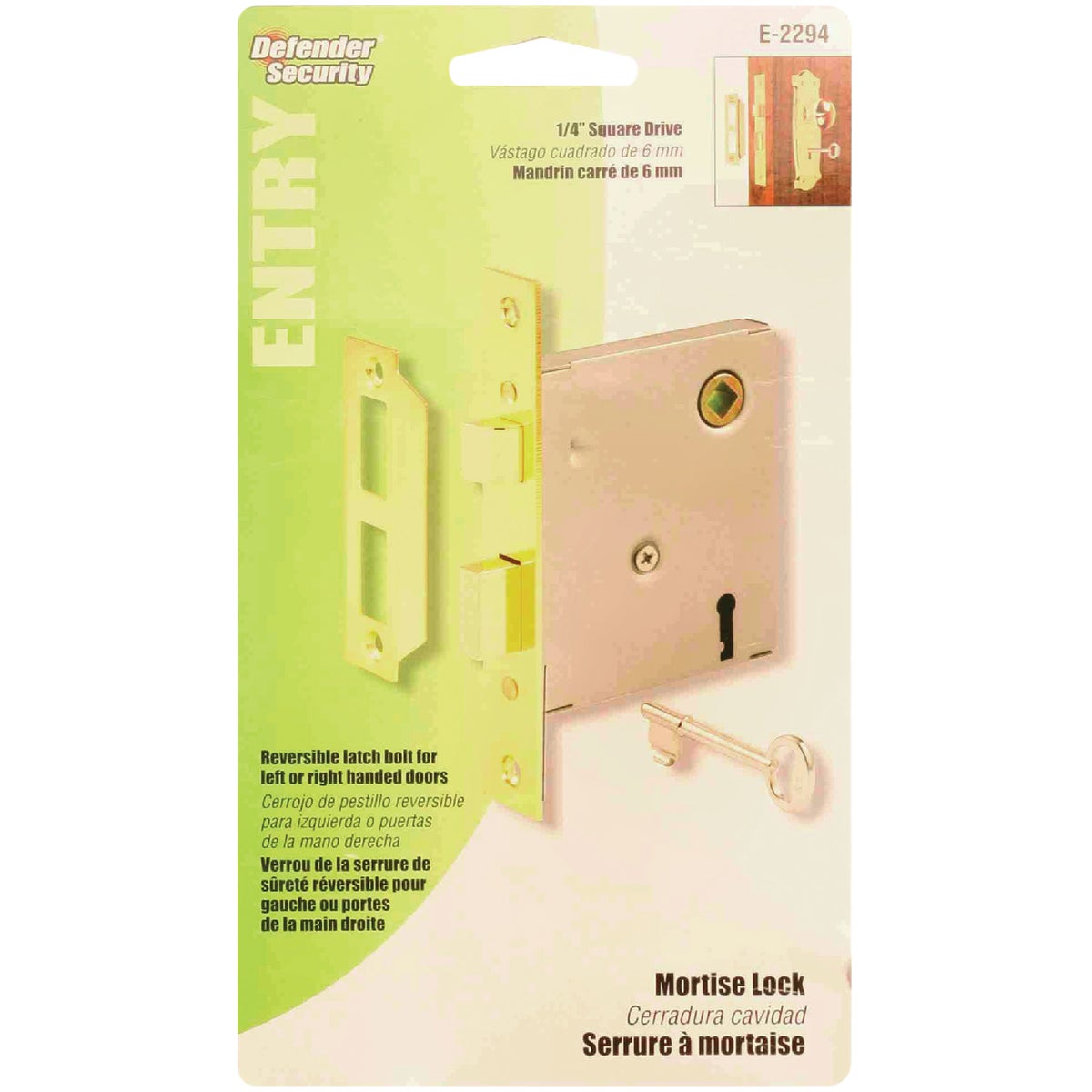 Prime Line Bit Key Mortise Lock Image 2