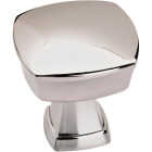 Allison by Amerock Stature Square Polished Chrome Cabinet Knob Image 1