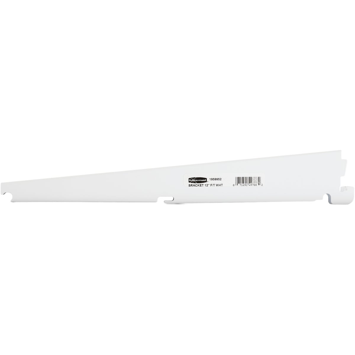Rubbermaid FastTrack White 12 In. Shelf Bracket Image 3
