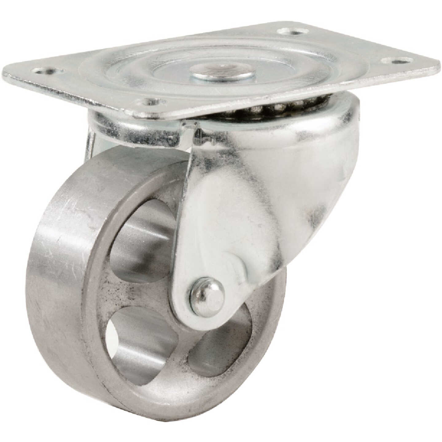 Shepherd Hardware 2-1/2 In. Cast-Iron General-Duty Swivel Plate Caster Image 1