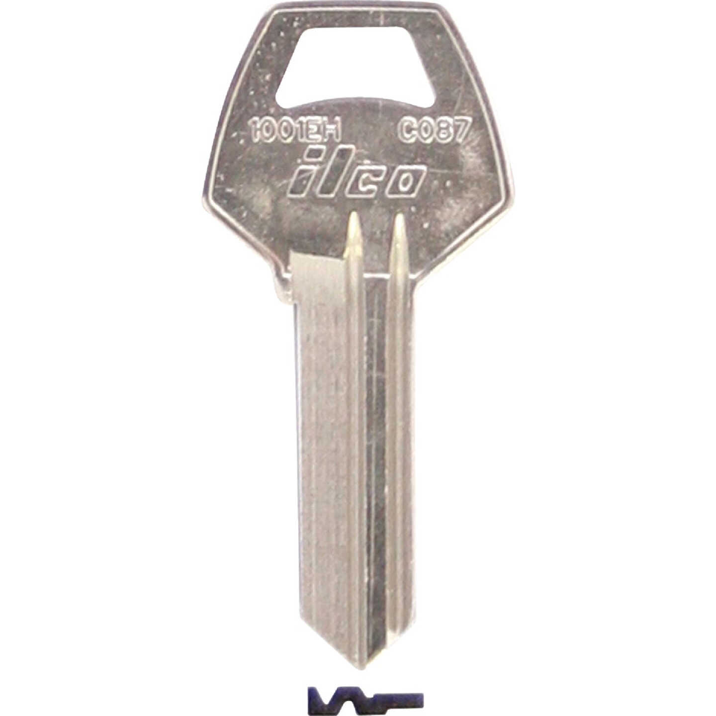 ILCO Corbin Nickel Plated House Key, CO87 / 1001EH (10-Pack) Image 1