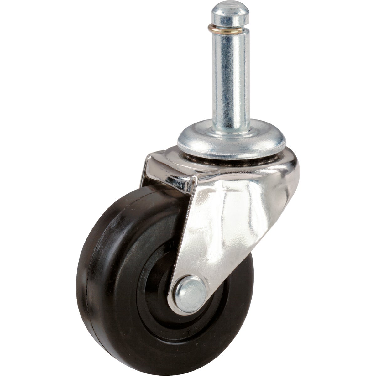 Shepherd Hardware 2 In. Friction Grip Rubber Swivel Stem Caster