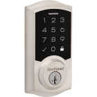 Kwikset SmartCode 270 Traditional Touchpad Electronic Deadbolt With SmartKey, Satin Nickel Image 1