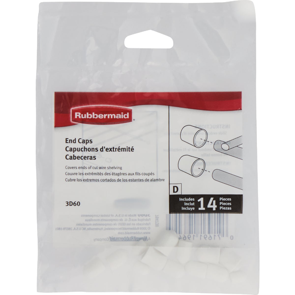 Rubbermaid Endcap (14-Pack) Image 2