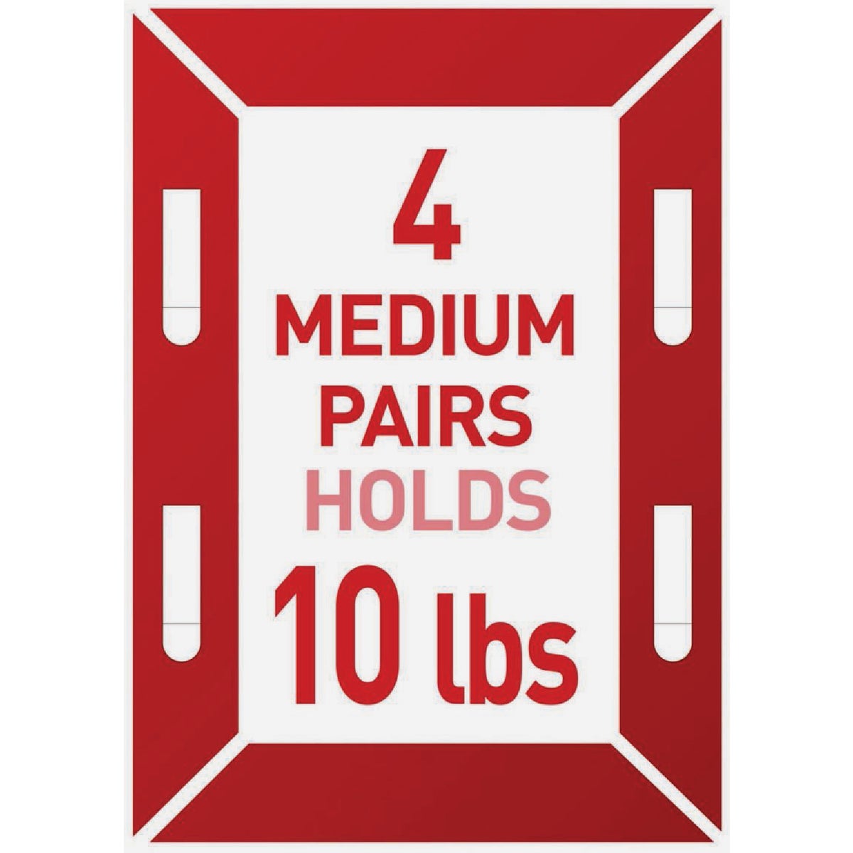 Command White Medium Adhesive Strips, 4 Strips Image 2