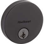 Kwikset Signature Uptown Single Cylinder Deadbolt SmartKey, Matte Black Image 1