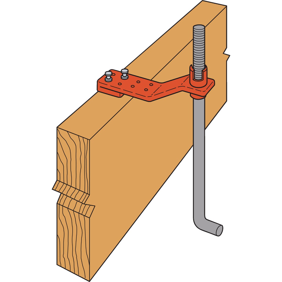 Simpson Strong-Tie AnchorMate 3/4 In. Dia. Red Anchor Bolt Holder (100 Ct.) Image 2