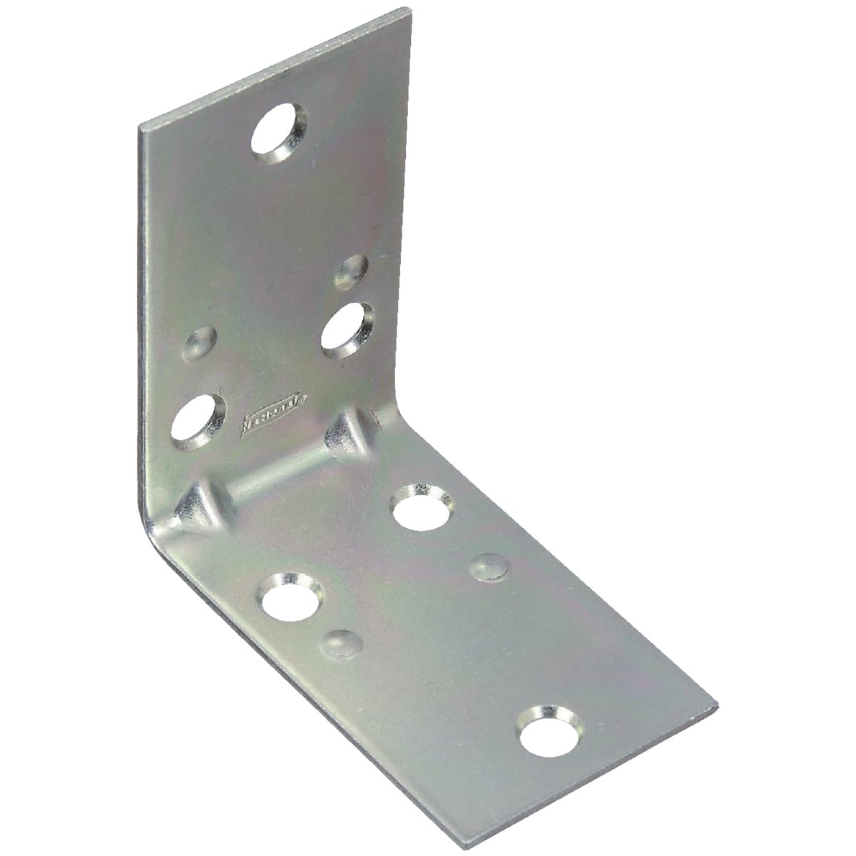 National Hardware 2-1/2 In. x 1-1/2 In. Double Wide Zinc Corner Brace (2-Count)