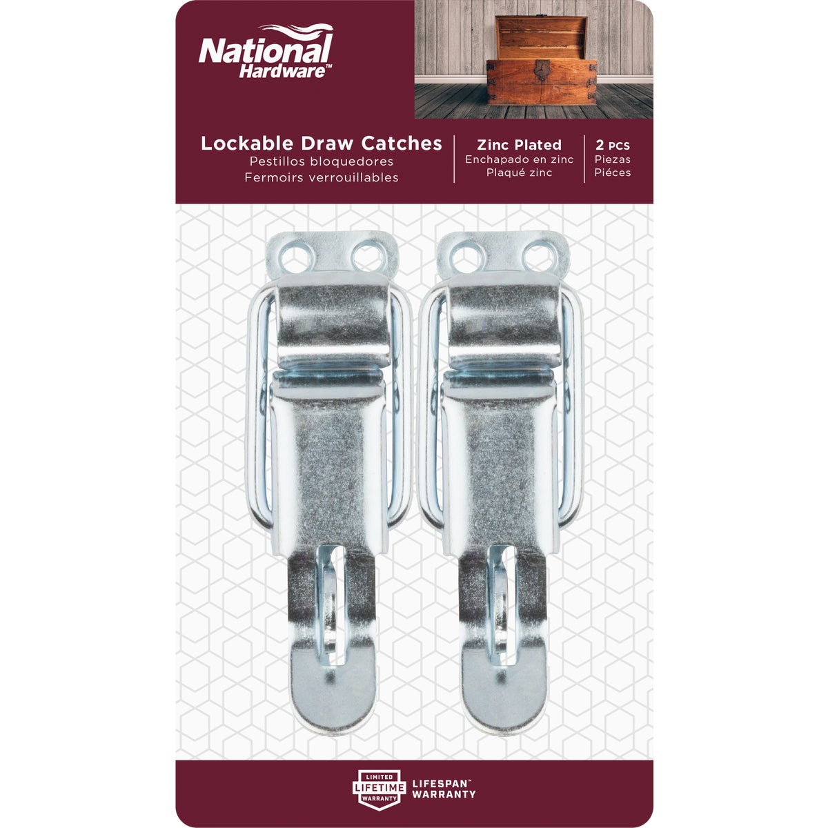 National Hardware Draw Pull Catch (2-Count) Image 2
