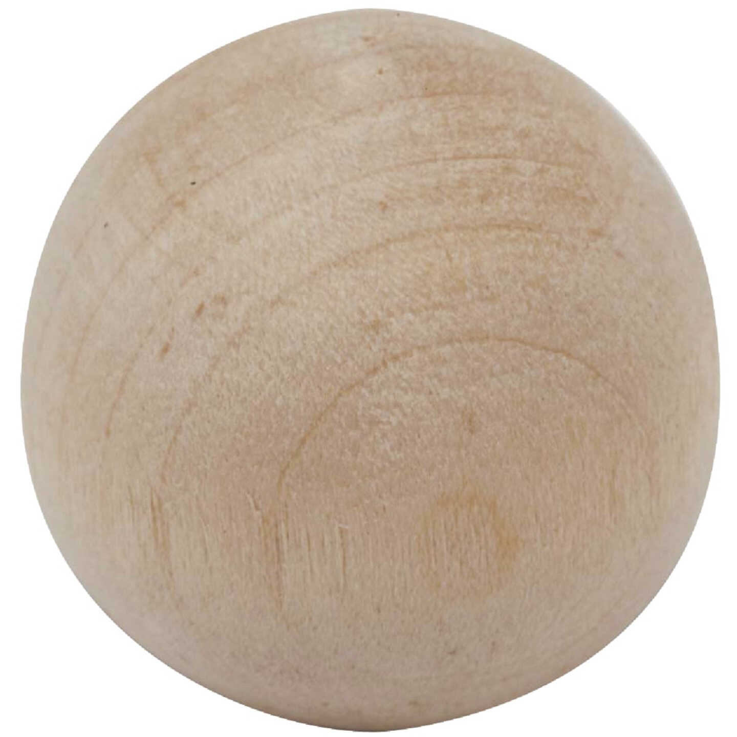 Do it Wood Hardwood Round 1-1/2 In. Cabinet Knob, (2-Pack) Image 1