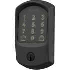 Schlage Encode Greenwich Matte Black Smart WiFi Deadbolt Image 4