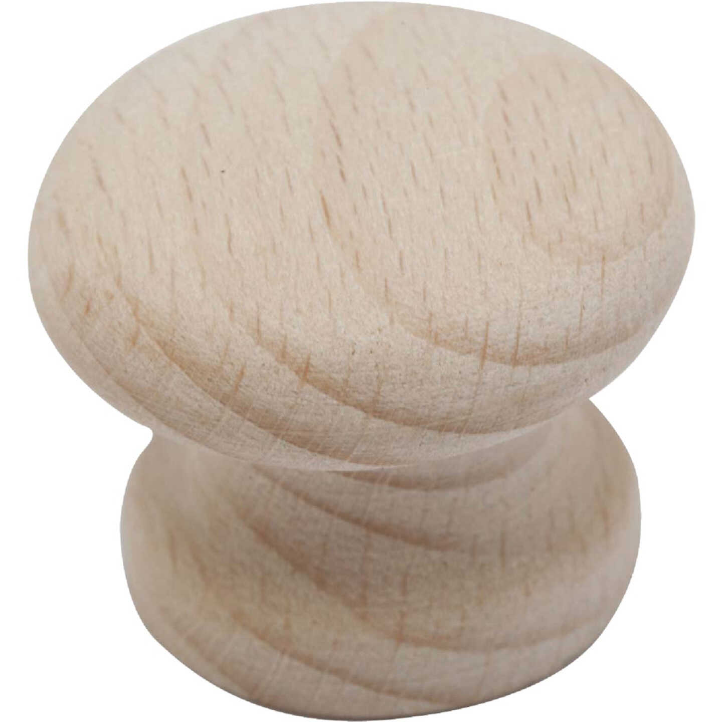 Do it Wood Hardwood Round 2 In. Cabinet Knob, (2-Pack) Image 1