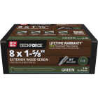 Grip-Rite DeckForce PrimeGuard Nano #8 x 1-5/8 In. Star Drive Green Screw (1 Lb.) Image 1