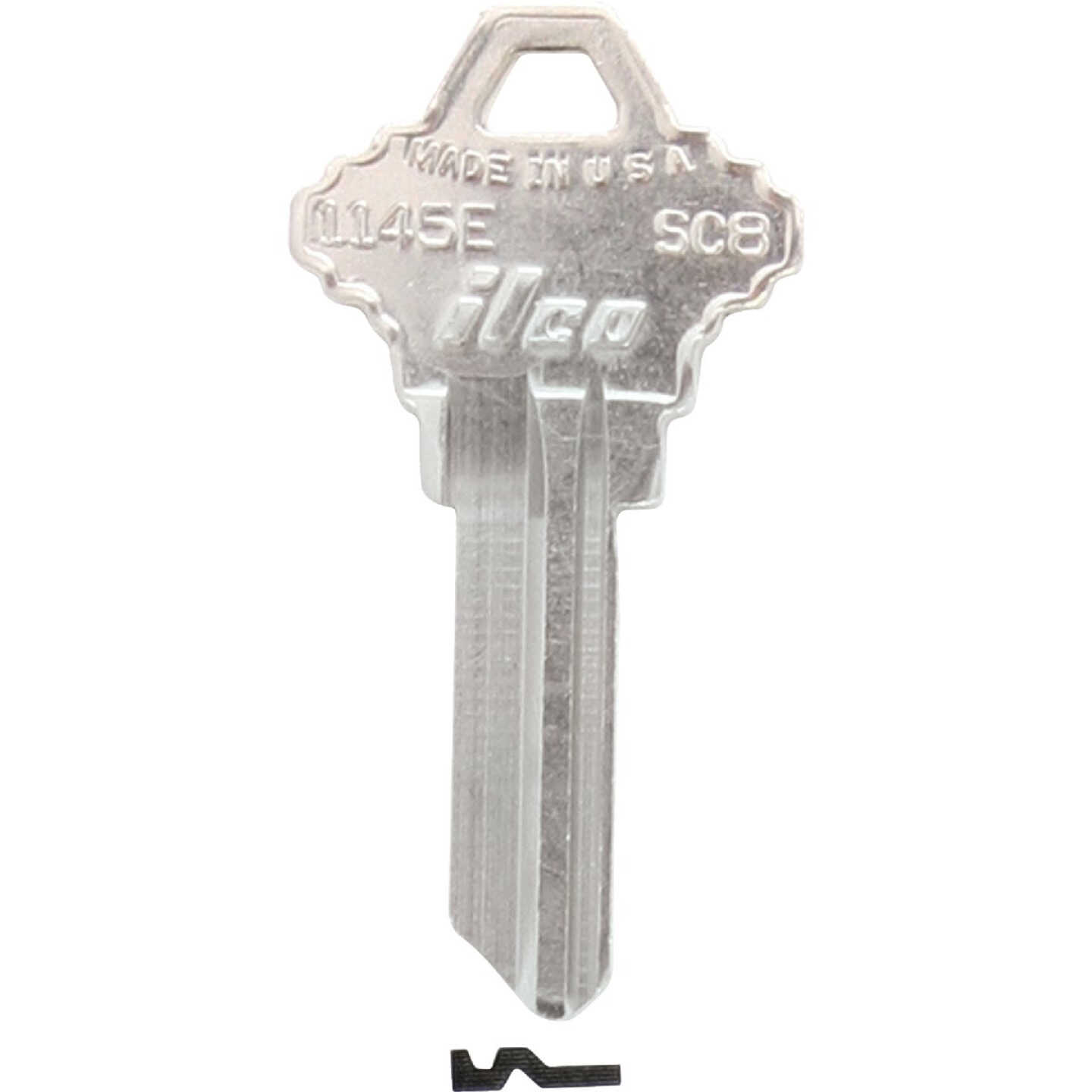 ILCO Schlage Nickel Plated House Key, SC8 / 1145E (10-Pack) Image 1