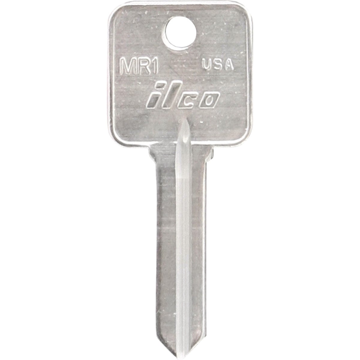 ILCO Metal-Rousseau Nickel Plated Automotive Key, MR1 M-R (10-Pack)