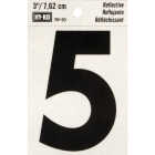 Hy-Ko Vinyl 3 In. Reflective Adhesive Number Five Image 1