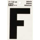Hy-Ko Vinyl 3 In. Reflective Adhesive Letter, F Image 1