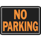 Hy-Ko 10x14 Day-Glo Aluminum Sign, No Parking Image 1