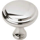Amerock Arden 1.25 In. Dia. Polished Chrome Cabinet Knob Image 1