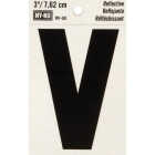 Hy-Ko Vinyl 3 In. Reflective Adhesive Letter, V Image 1