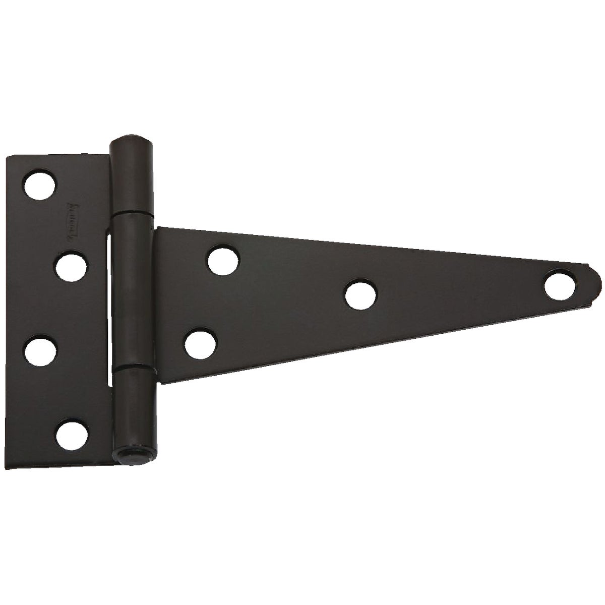 National Hardware 6 In. Black Heavy-Duty Tee Hinge (2-Pack)