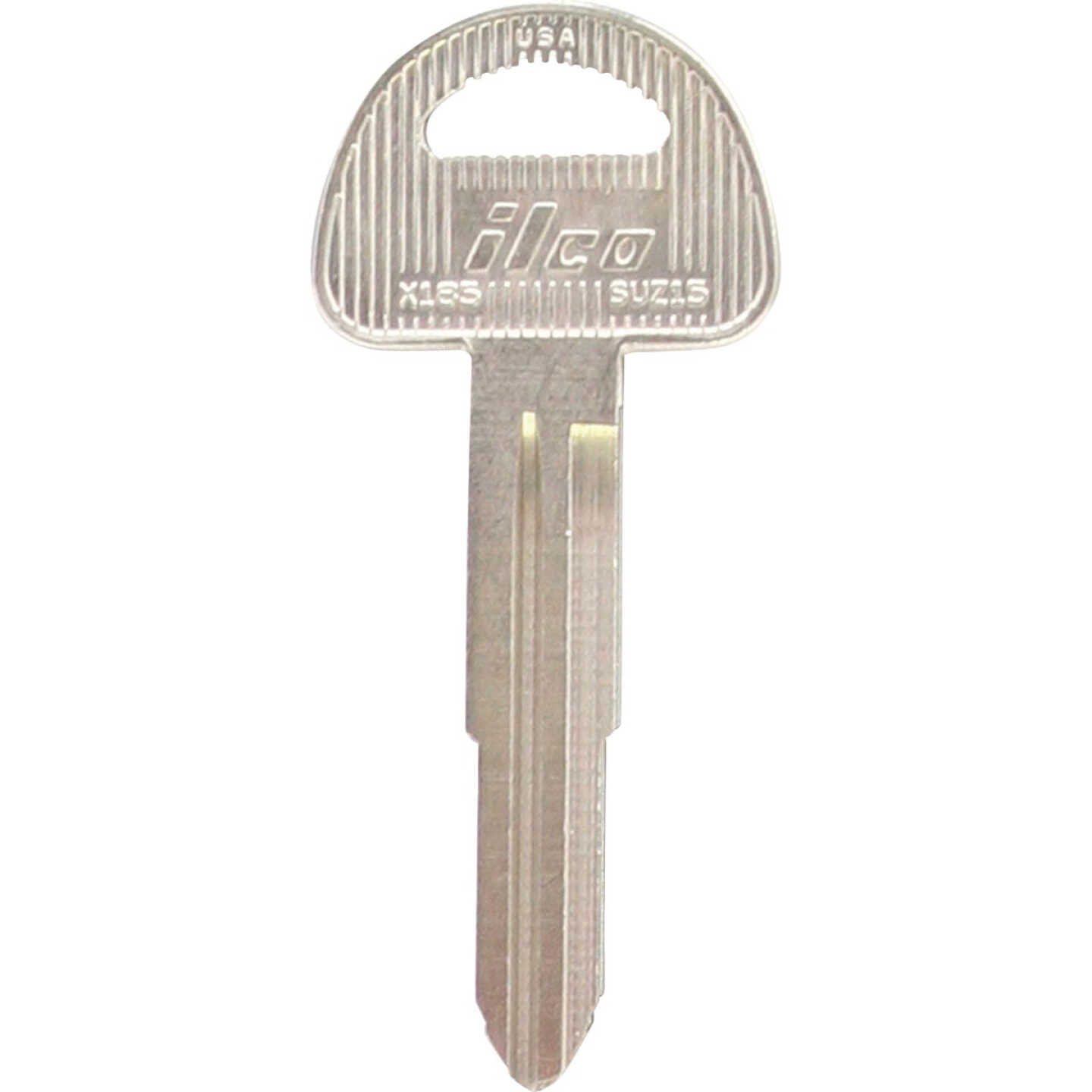ILCO Suzuki Nickel Plated Automotive Key, SUZ15 / X185 (10-Pack) Image 1