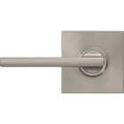 Schlage F Series Latitude Lever Collins Satin Nickel Hall & Closet Lock Image 1