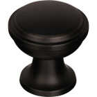 Amerock Westerly Round Black Bronze Cabinet Knob Image 1