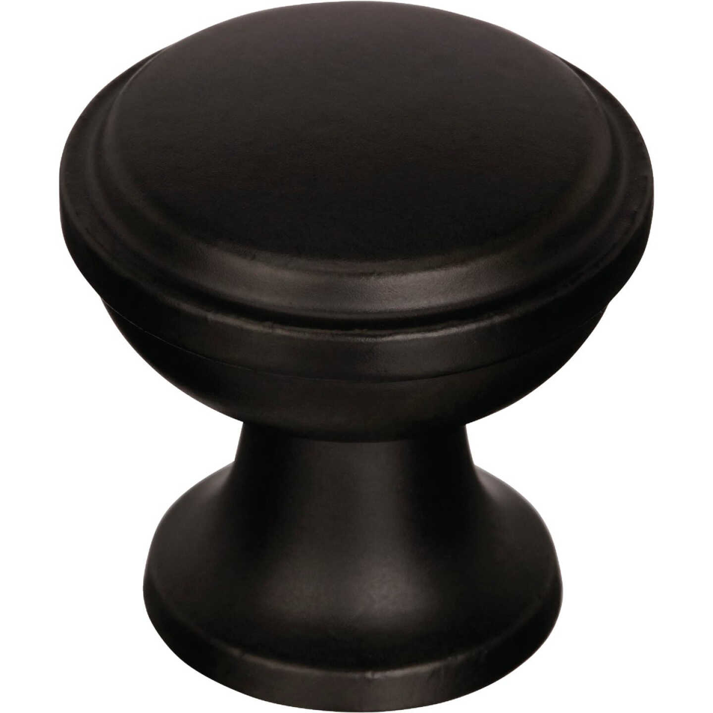 Amerock Westerly Round Black Bronze Cabinet Knob Image 1