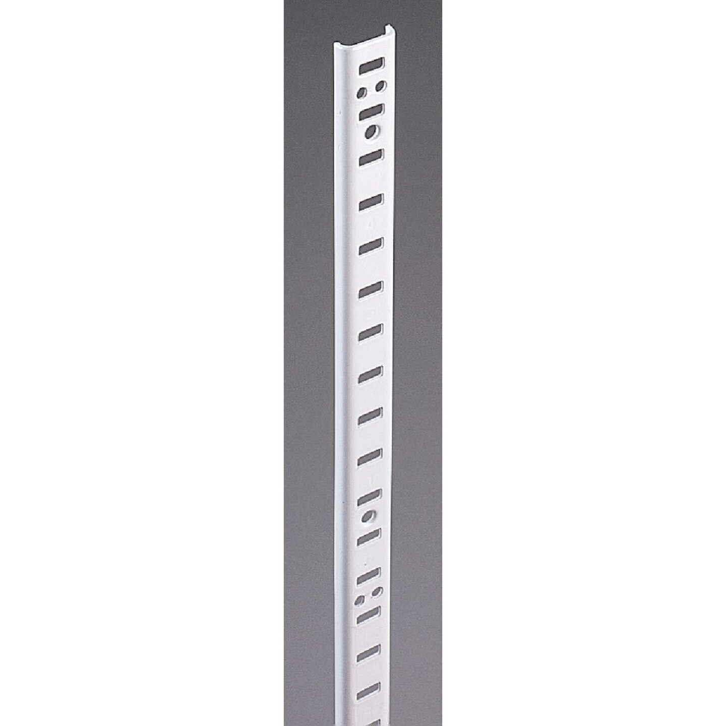 Knape & Vogt 255 Series 36 In. Zinc-Plated Steel Mortise-Mount Pilaster Shelf Standard Image 1
