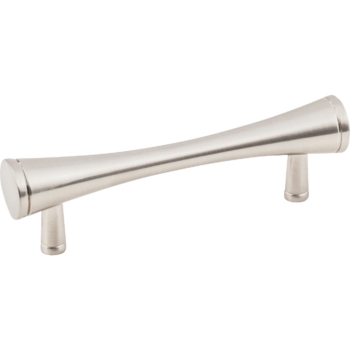 KasaWare 4 In. Overall Length Satin Nickel Fluted Bar Pull (8-Pack)