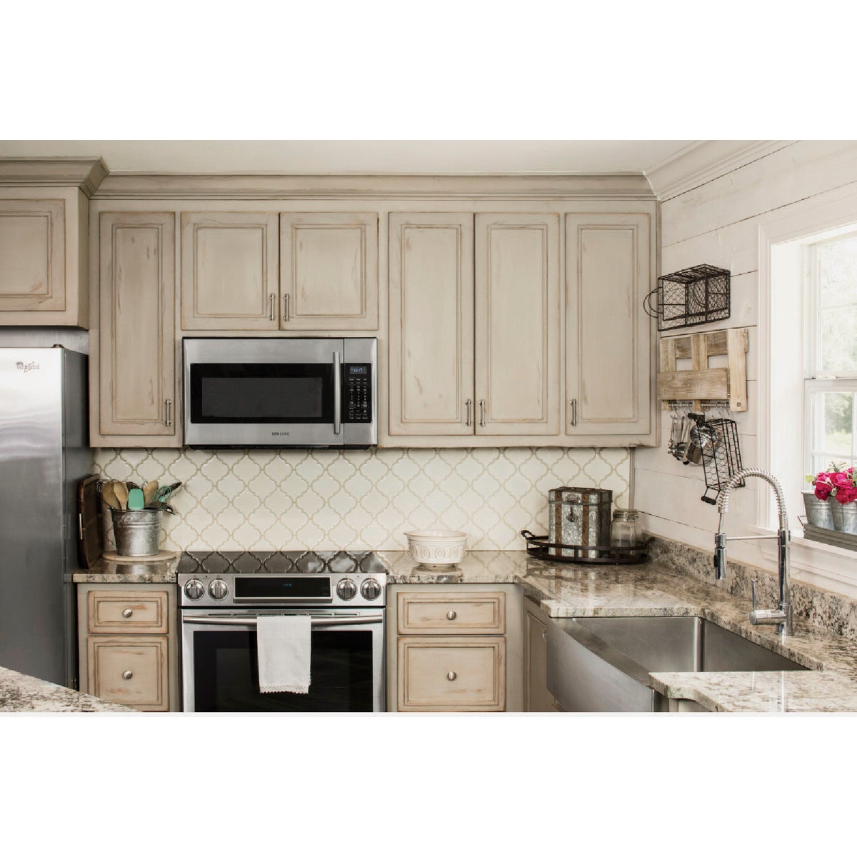  KasaWare 4" Overall Length Beveled Edge Satin Nickel Bar Pull (8-Pack) Image 2