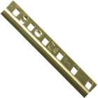 Knape & Vogt 255 Series 36 In. Brass Mortise-Mount Pilaster Shelf Standard Image 1