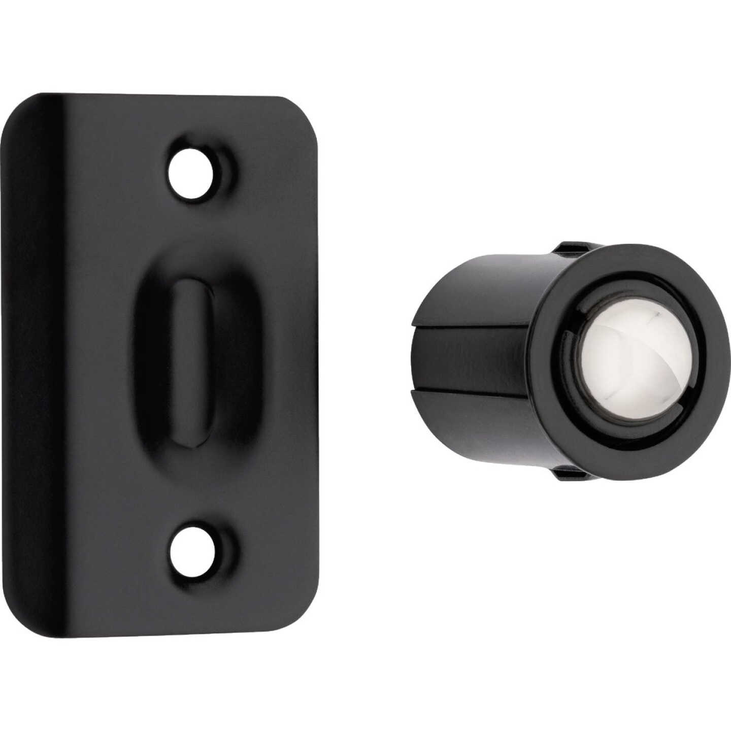 National Hardware Matte Black Drive-in Ball Catch Image 1