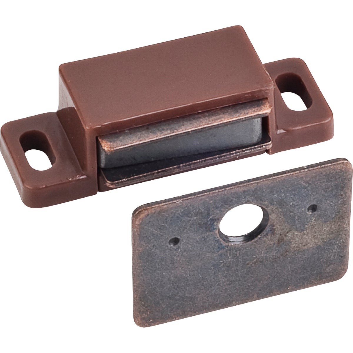 Hardware Resources 15 Lb. Capacity Brown/Bronze Single Magnetic Catch