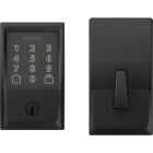 Schlage Encode Century Matte Black Smart WiFi Deadbolt Image 1