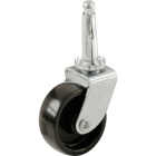 Do it 1-5/8 In. Light-Duty Plastic Swivel Stem Black Caster (4-Pack) Image 1