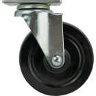 Shepherd Hardware 5 In. General-Duty Soft Rubber Swivel Plate Caster Image 1