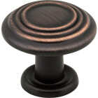 Elements Vienna 1-1/4 In. Brushed Oil Rubbed Bronze Diameter Mushroom Knob Image 1