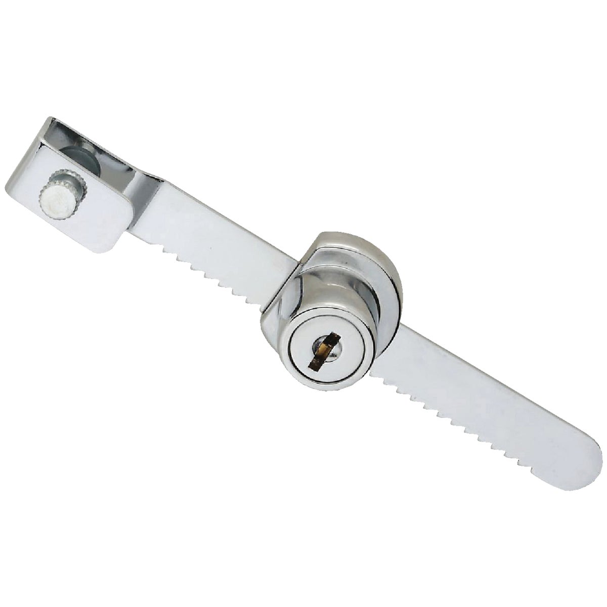 National Hardware 4-1/2 In. Chrome Keyed Showcase Lock - Keyed Alike