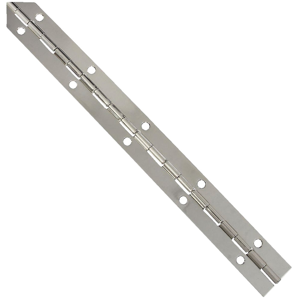 National Hardware Steel 1-1/16 In. x 12 In. Nickel Continuous Hinge