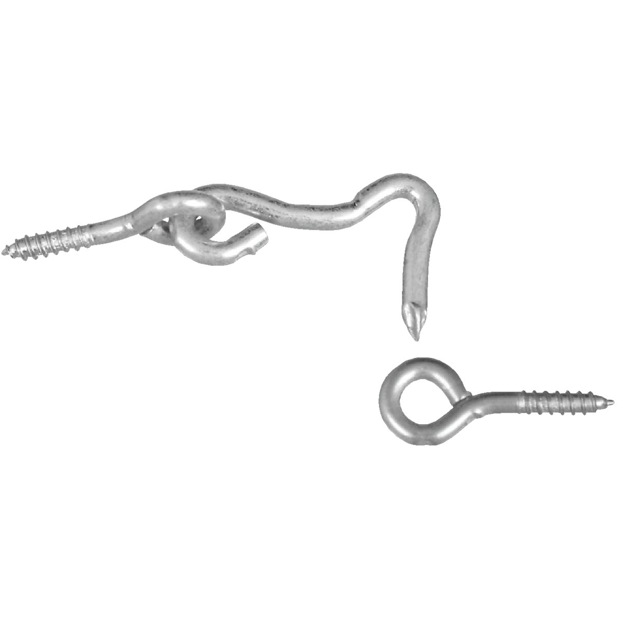 National Hardware1 In. Steel Hook & Eye Bolt (2 Ct.)