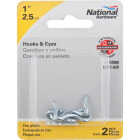 National Hardware1 In. Steel Hook & Eye Bolt (2 Ct.) Image 2