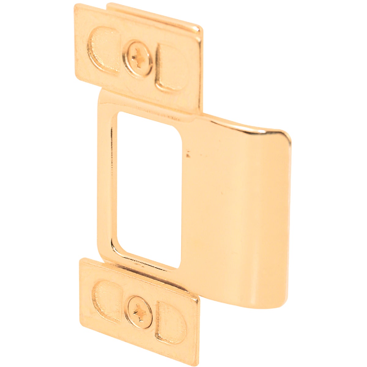 Defender Security Small Brass Adjust-A-Strike Plate Image 3