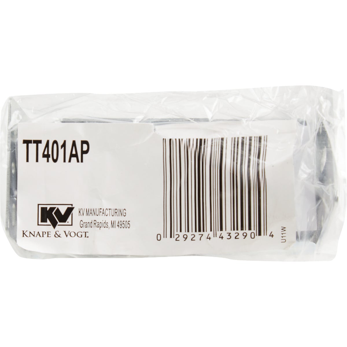 Knape & Vogt 1-11/16 In. x 3-1/2 In. Zinc Drawer Slide Mounting Bracket (2-Pack) Image 2