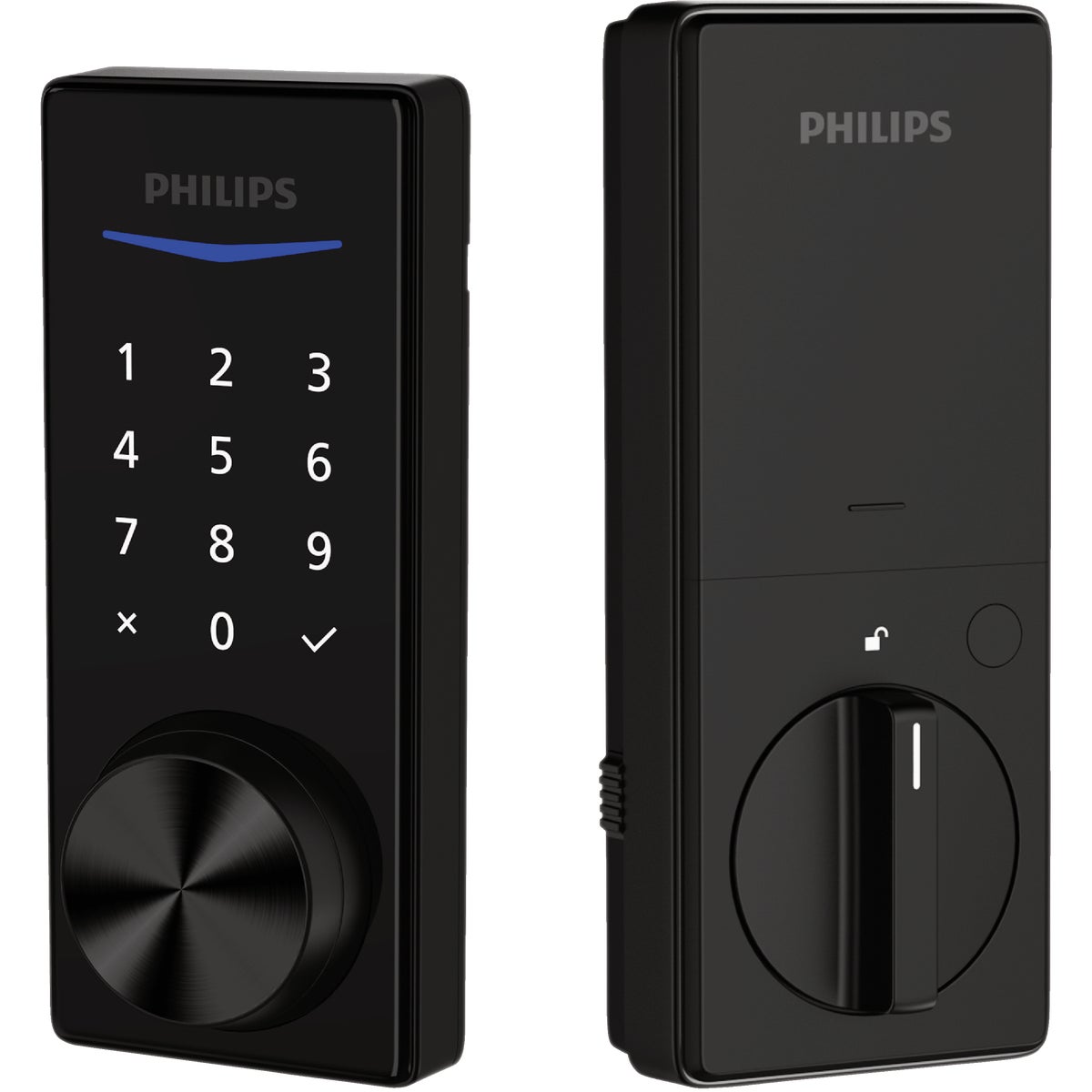 Philips Bluetooth Touchscreen Electronic Deadbolt, Matte Black Image 4