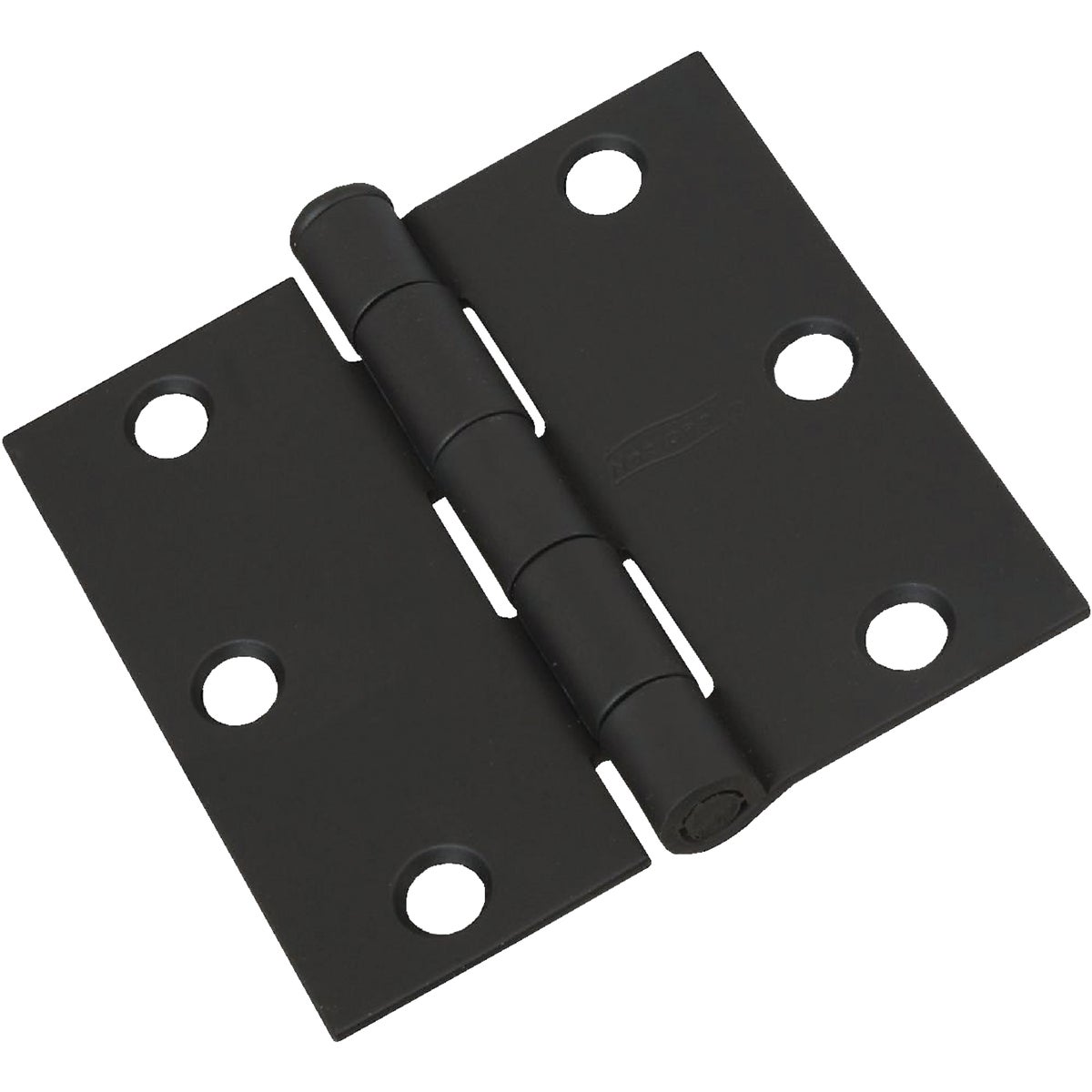 National Hardware 3 In. Square Black Door Hinge